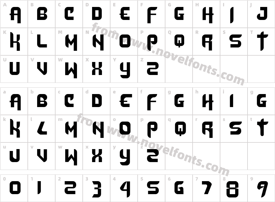 Dafunk2Character Map