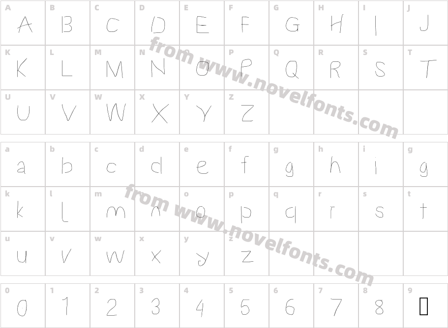 Proton Light ExtendedCharacter Map