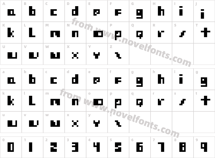 Protovision-RegularCharacter Map