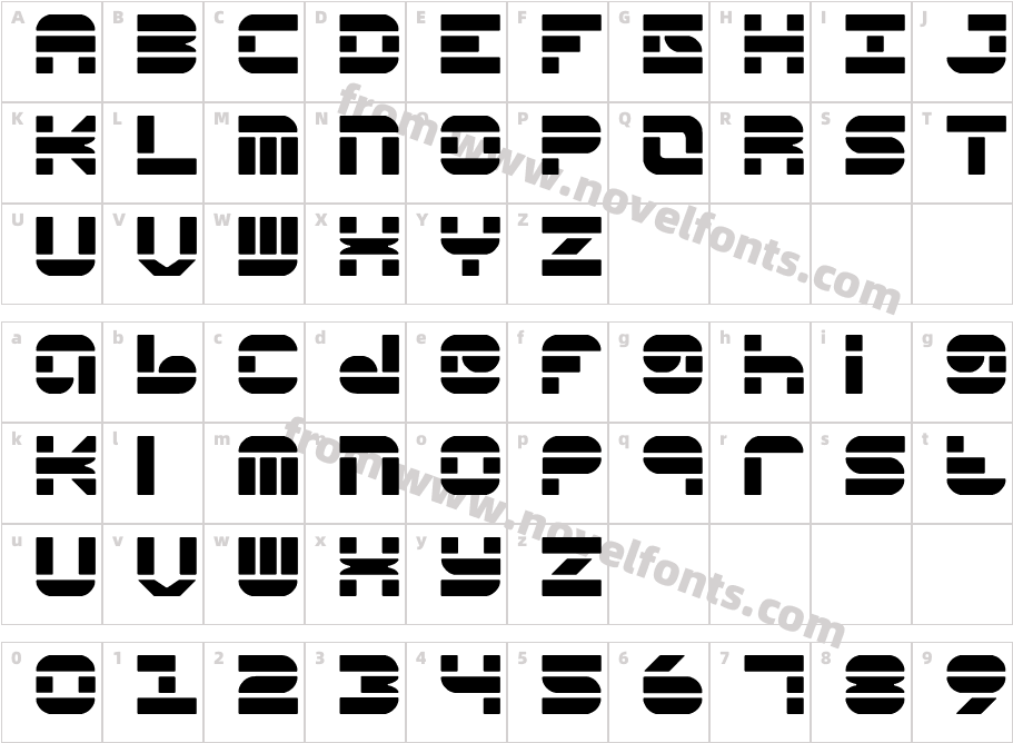 Pseudo BRKCharacter Map