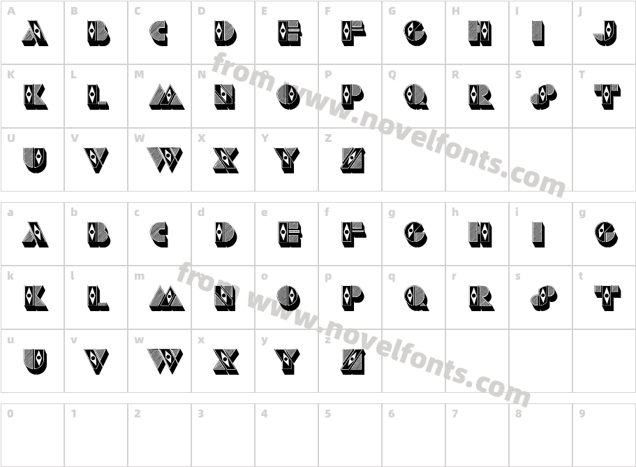 Psychic Fortunes RegularCharacter Map