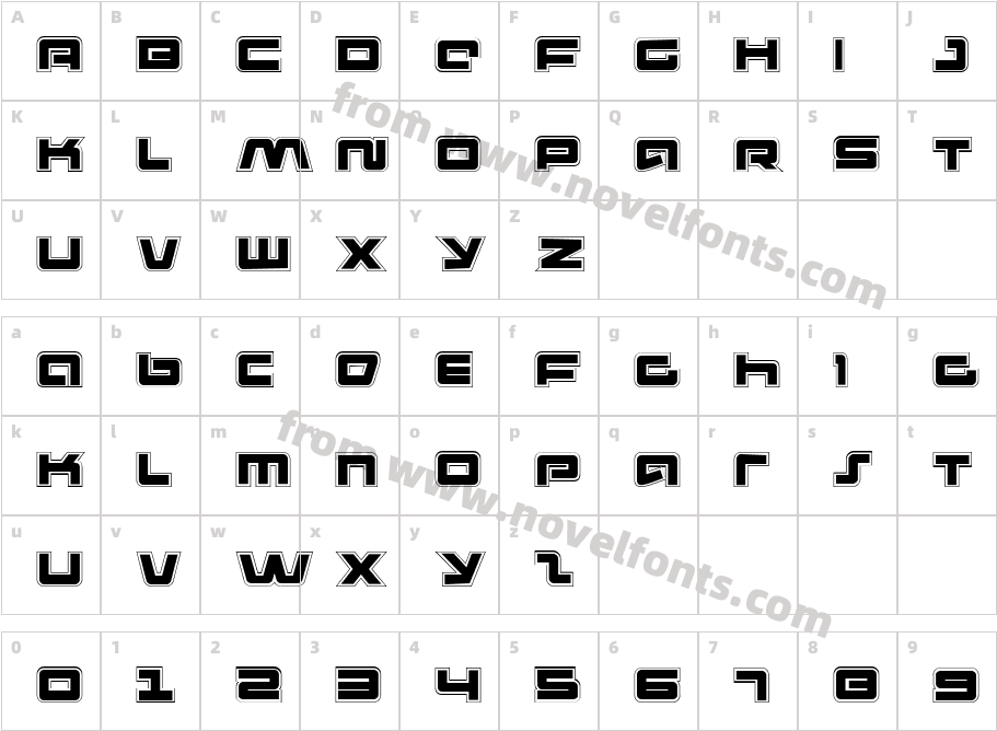 Pulse Rifle AcademyCharacter Map