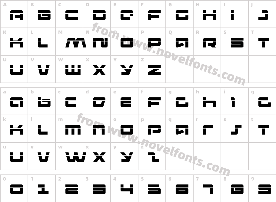 Pulse Rifle LaserCharacter Map