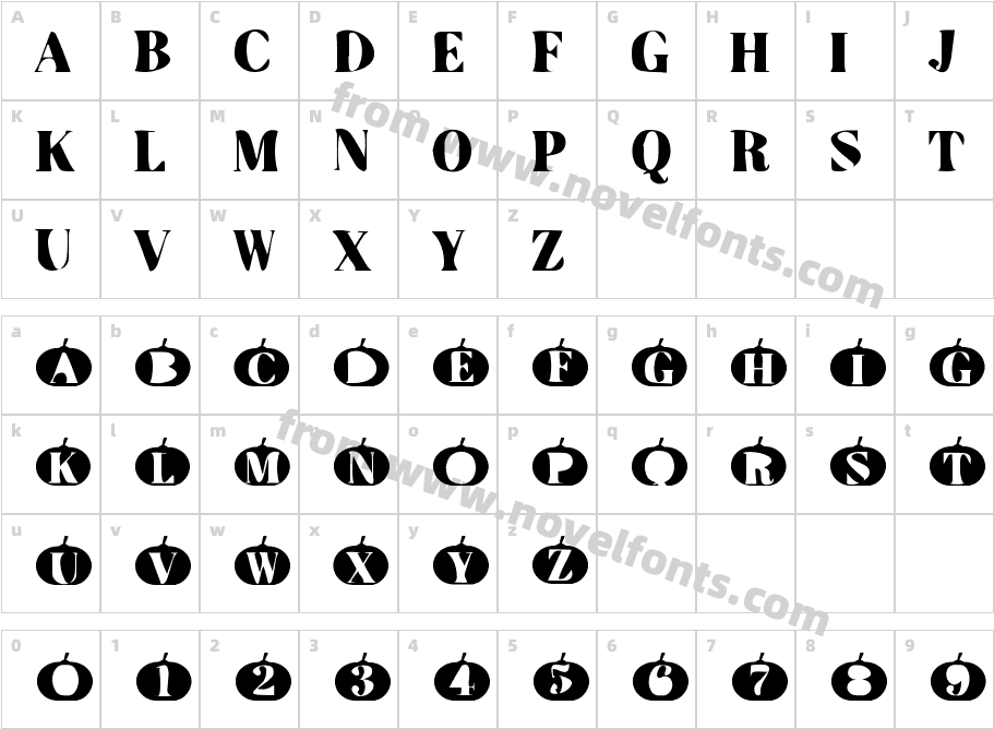 Pumpkin Type HalloweenCharacter Map