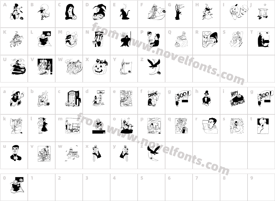 Pumpkins2006Character Map