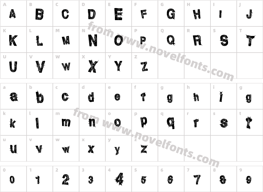 PunkInsideCharacter Map