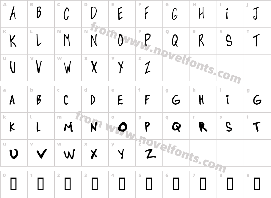 PunkerCharacter Map