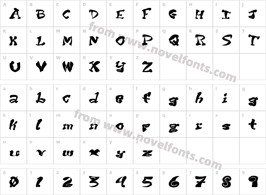 Purple Tentacle PDCharacter Map