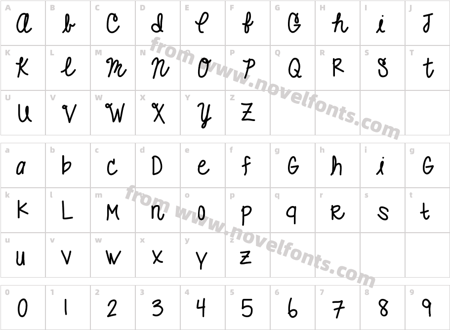 PurplelemonadeCharacter Map