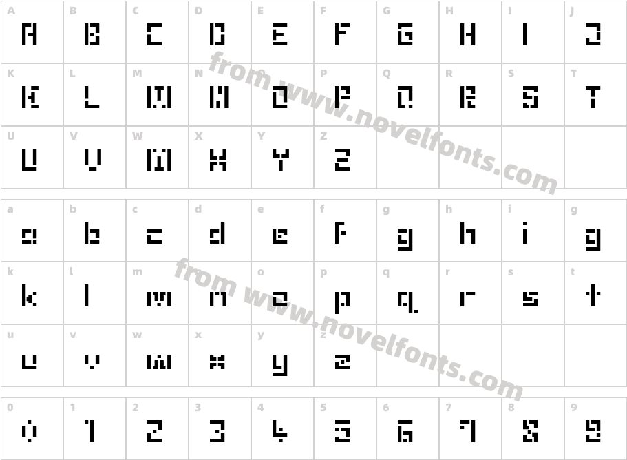 PuzzleCharacter Map