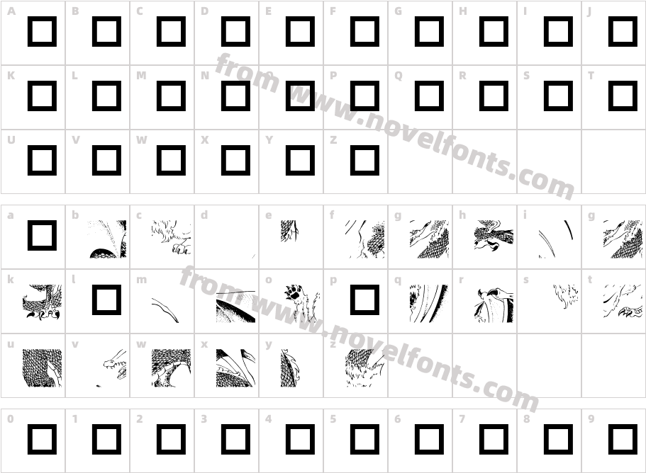 Puzzler2Character Map