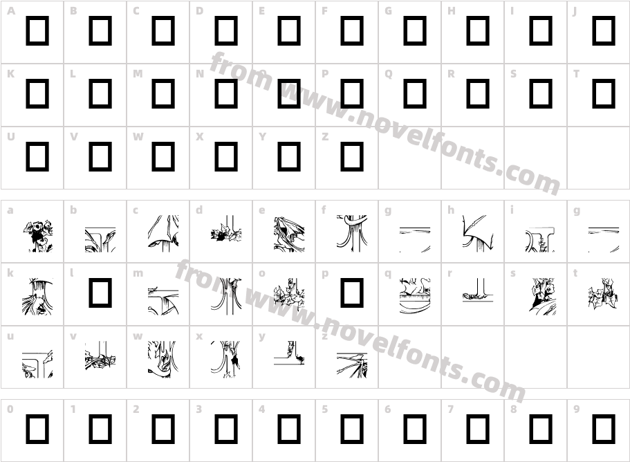 Puzzler4Character Map