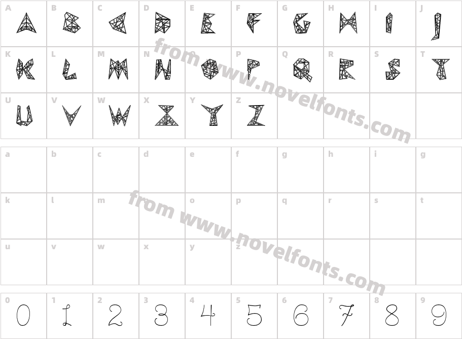 PylonCharacter Map