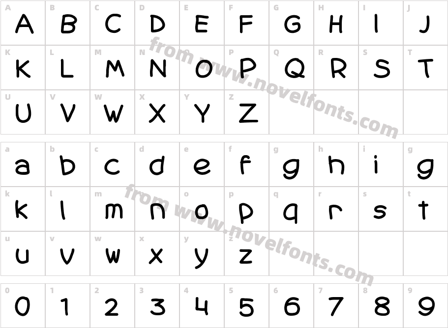 QDHandNormalCharacter Map