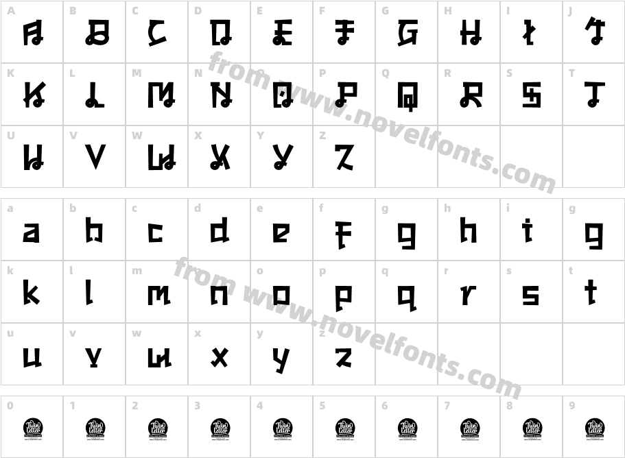 QOROSHI Personal UseCharacter Map