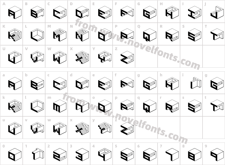 Qbicle1BRKMKCharacter Map