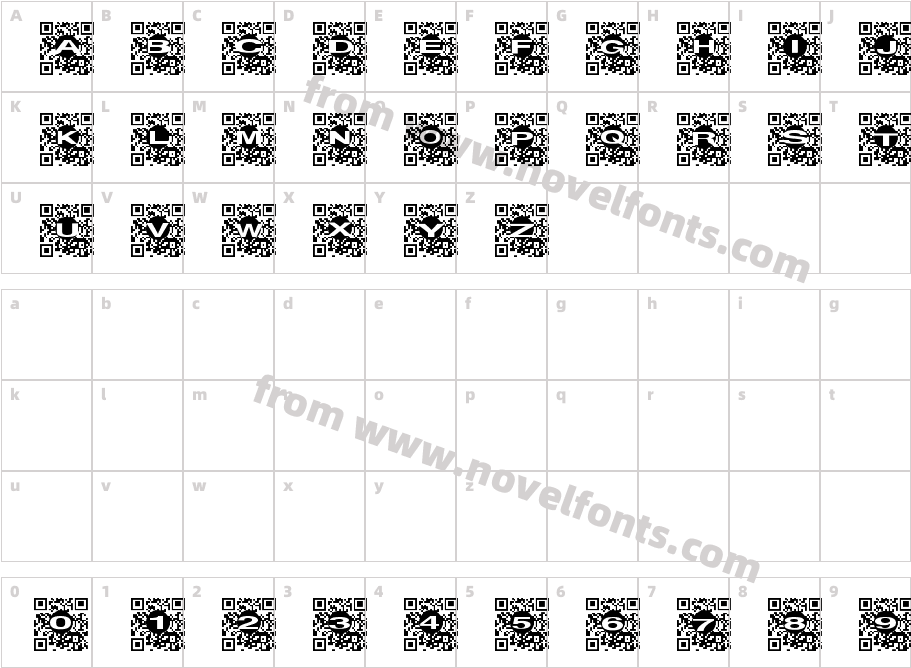 QrurlCharacter Map