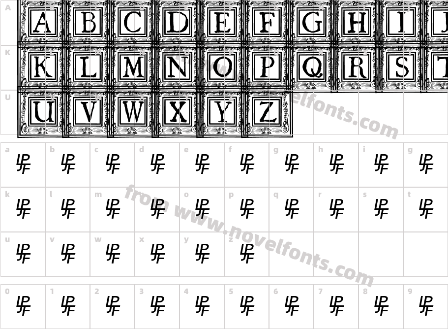 QuaNauticale_Initials_No1Character Map