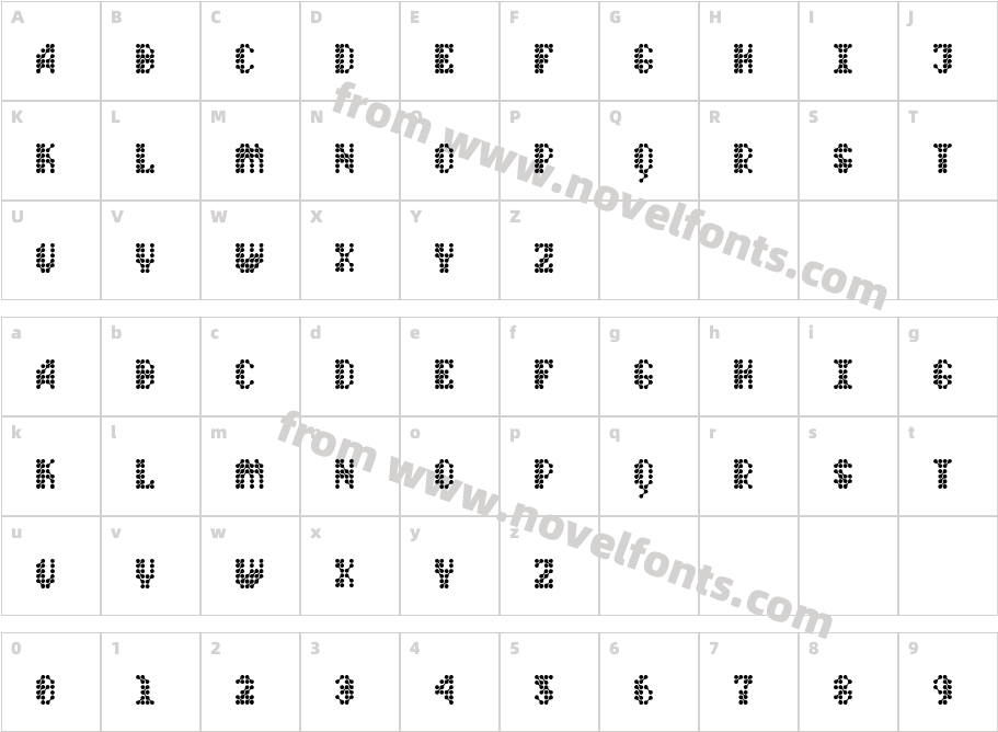 QuadChannelOneCharacter Map