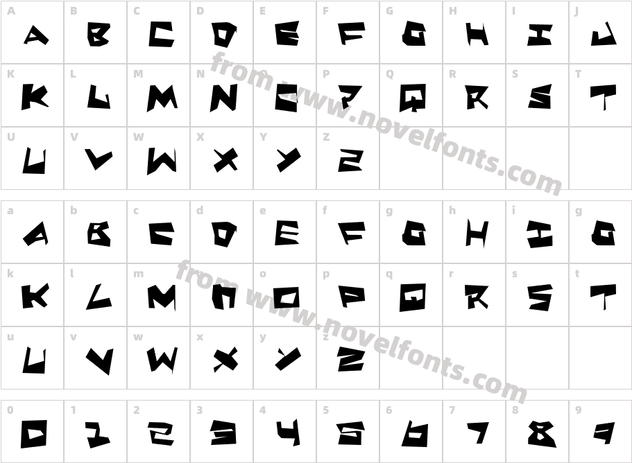 Quake & Shake SuperMaxCharacter Map