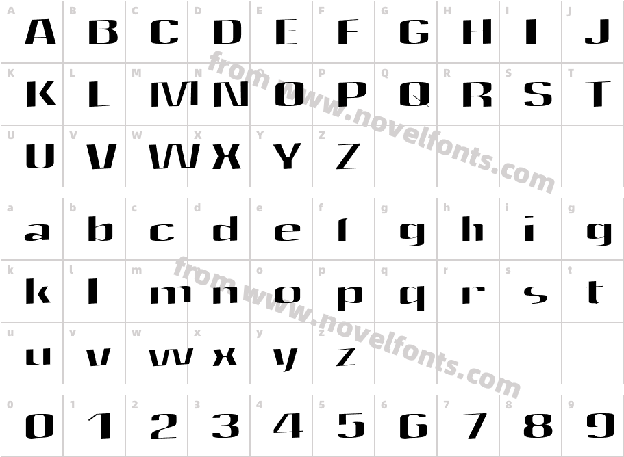 QuantityCharacter Map