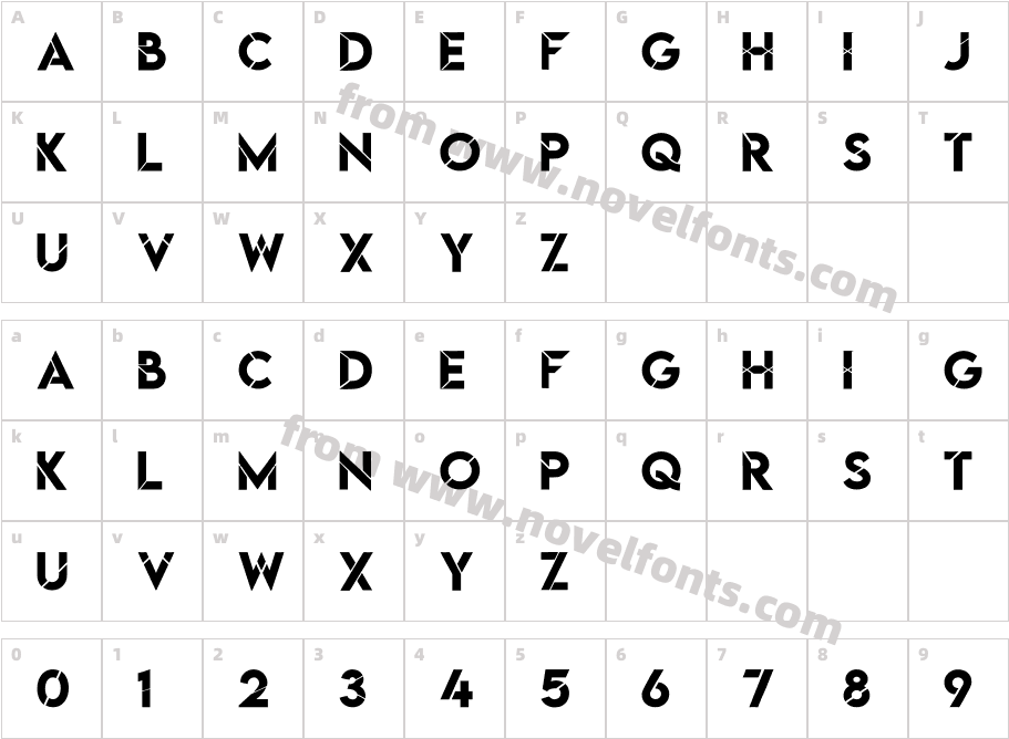 Quantum Lemon Bold Lemon-BoldCharacter Map