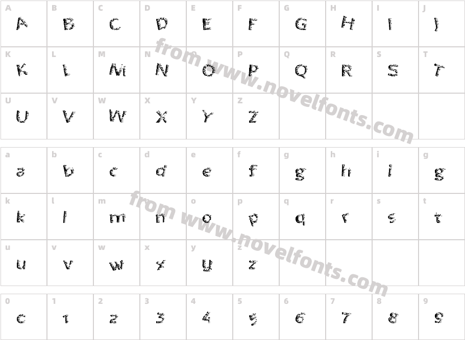 QuantumPixelCharacter Map