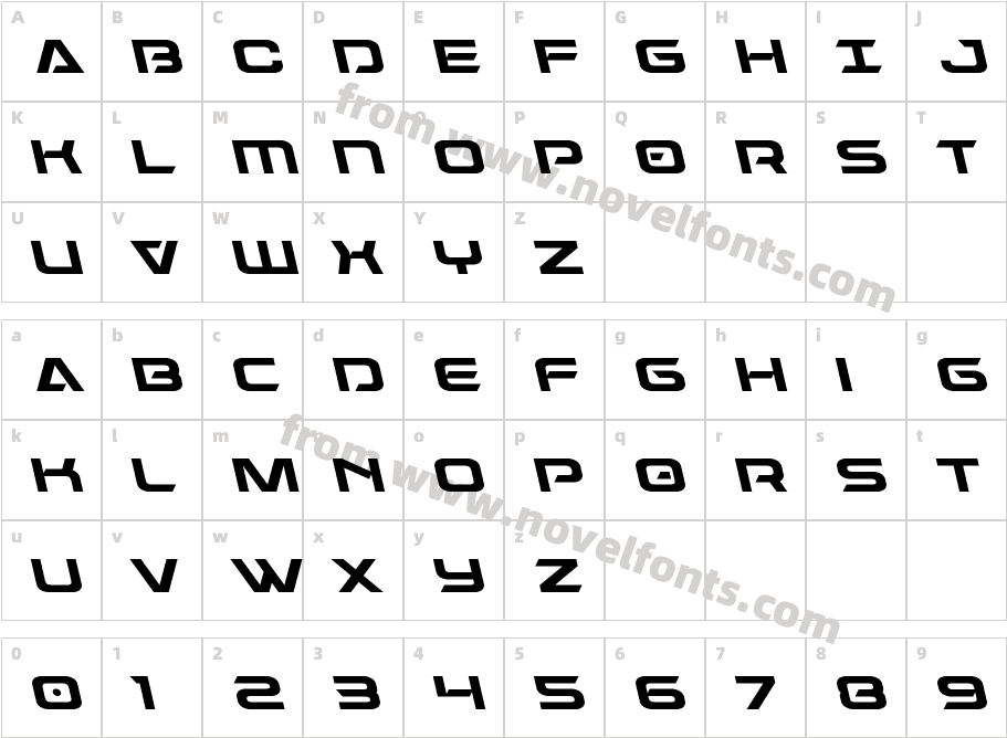 Dameron LeftalicCharacter Map