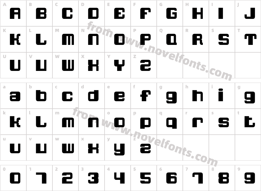 QuatronFatCharacter Map