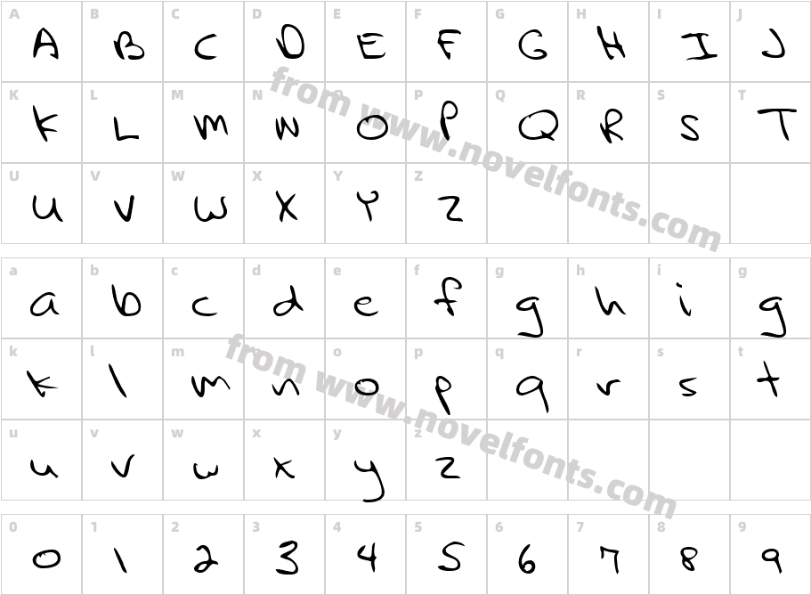 QueeniesHand-PlainCharacter Map