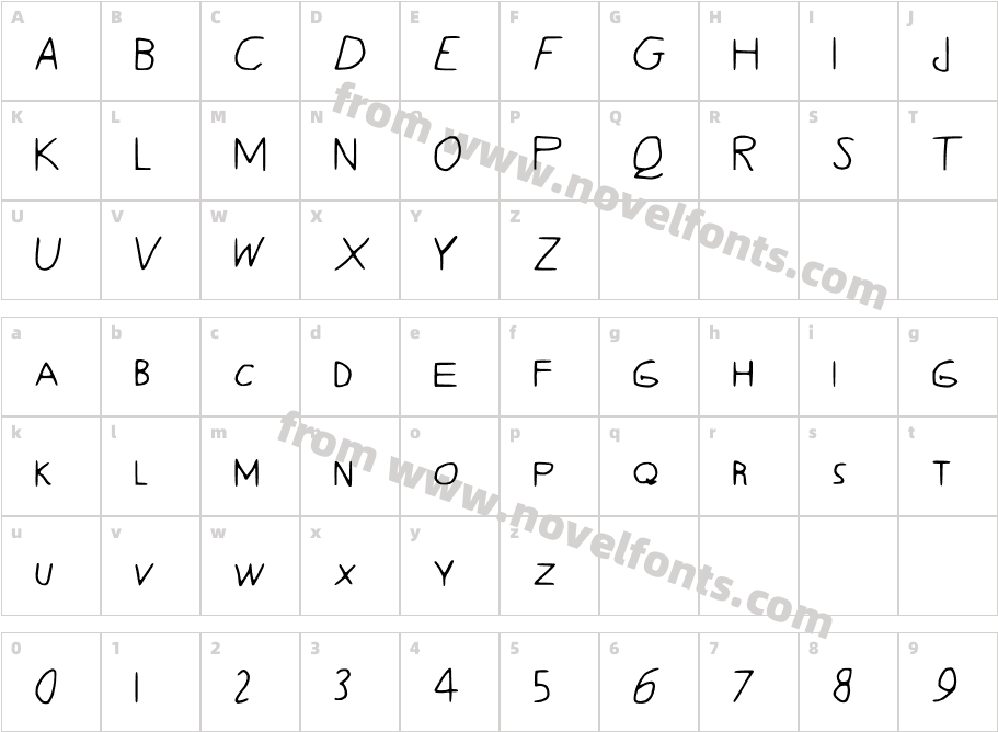 QuentrellCharacter Map