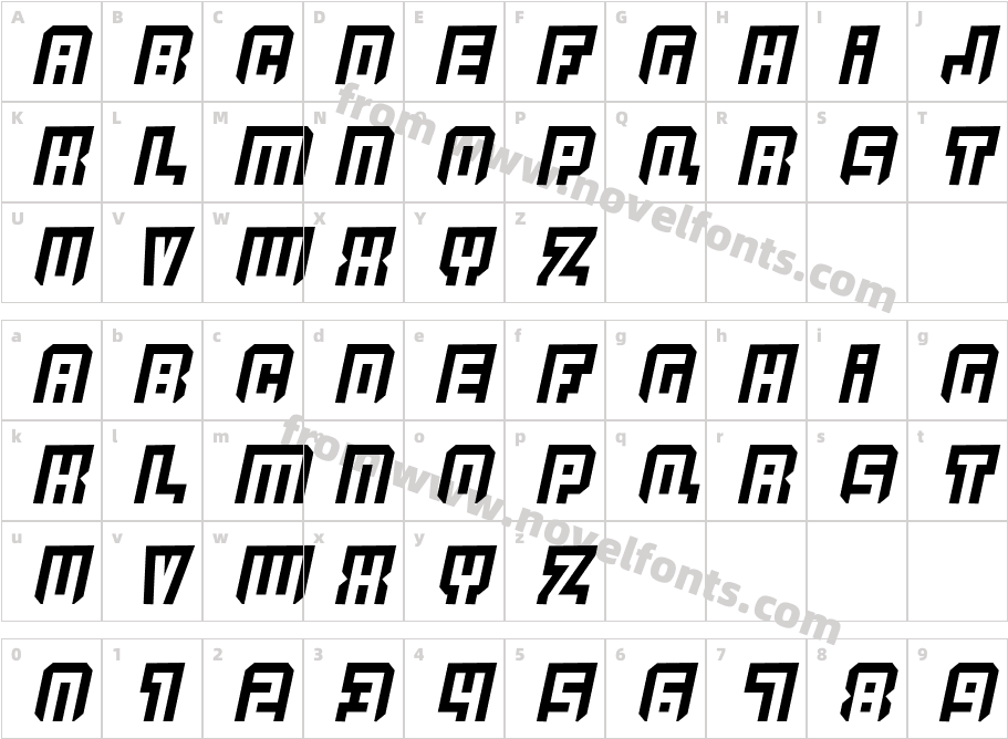 QuicksilverCharacter Map