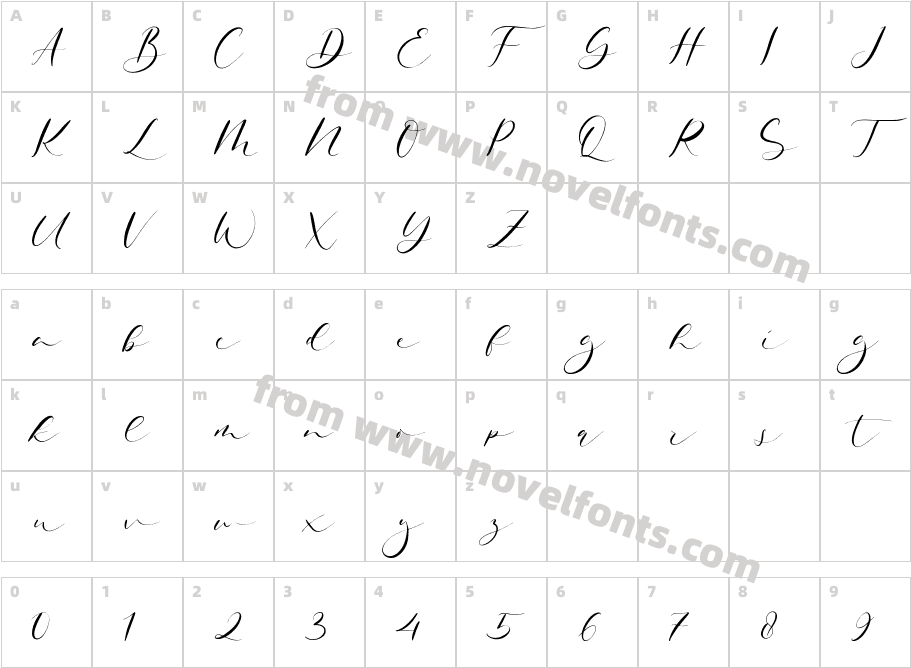 QuinolyneCharacter Map