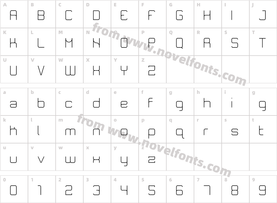 Quirky LightCharacter Map