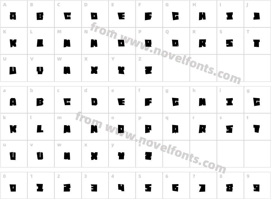 QuirtlyCharacter Map