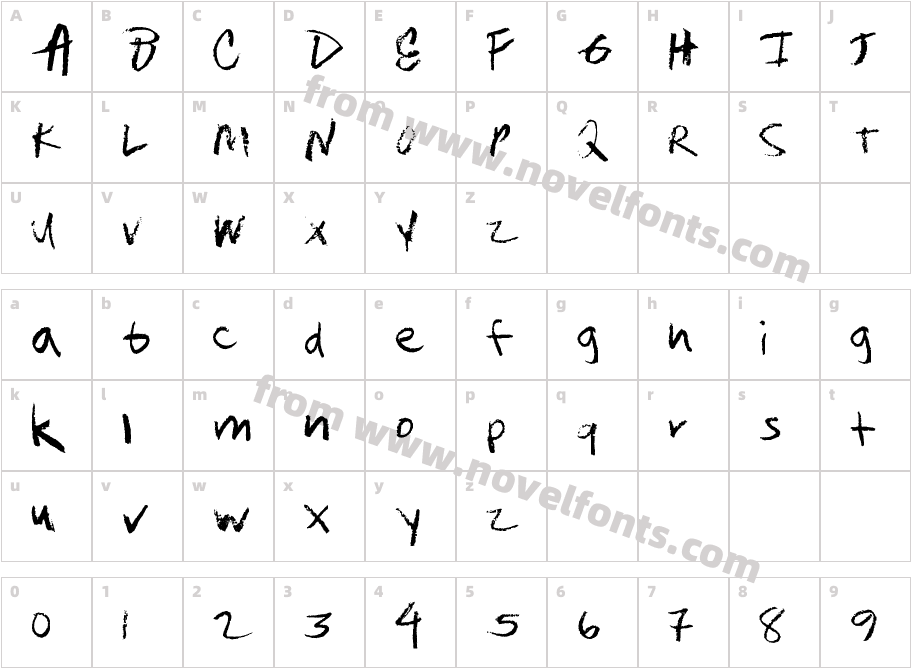 QuitWorkCharacter Map