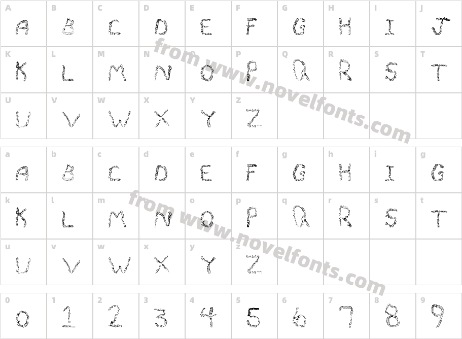 QuiveringNoodleCharacter Map