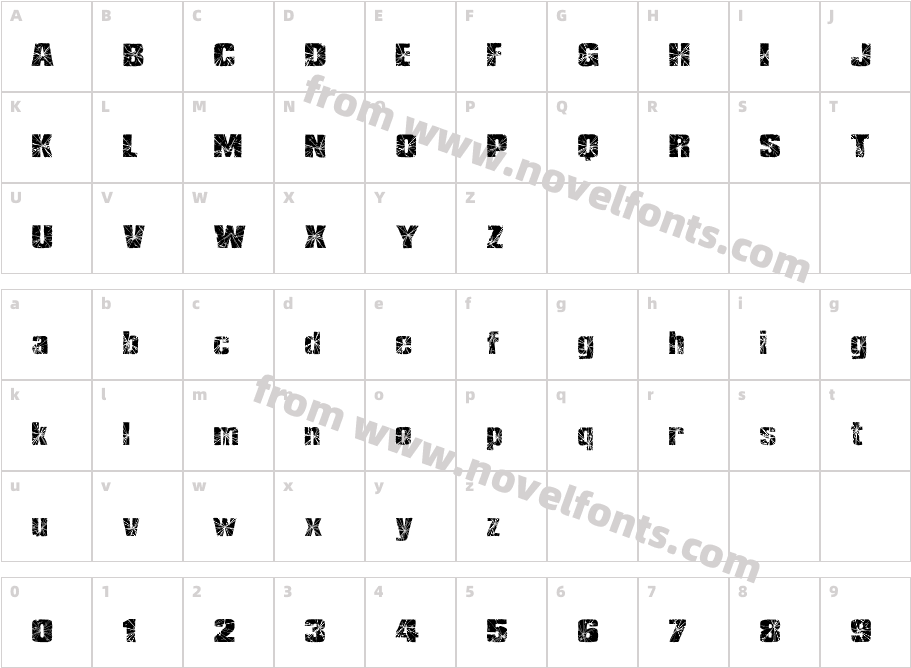 RH SHMATTER SOLID SMASHCharacter Map