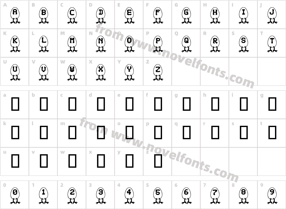 RMEggCharacter Map