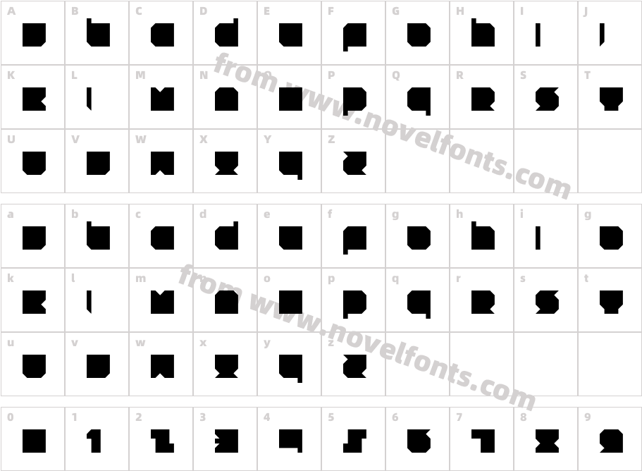 RNS TNTCharacter Map