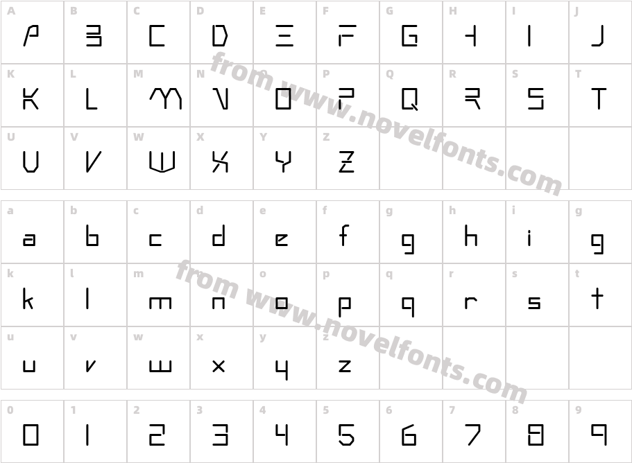 RSAndromeda MediumCharacter Map