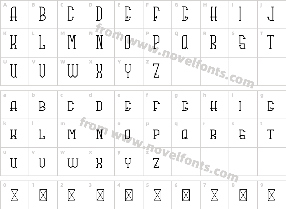 RachelaRegularCharacter Map