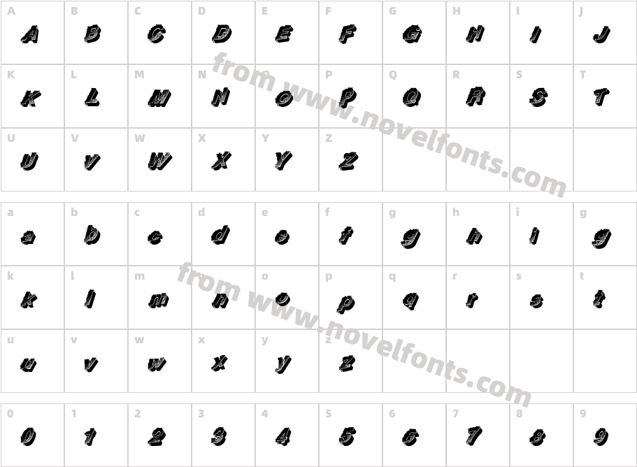 RacingFlowCharacter Map