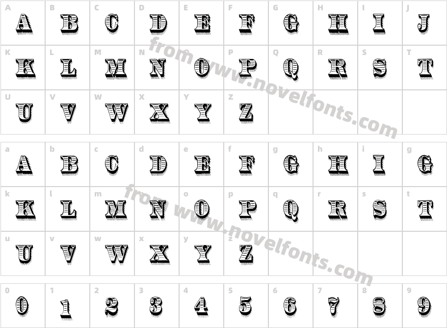 RadiantAntiqueCharacter Map