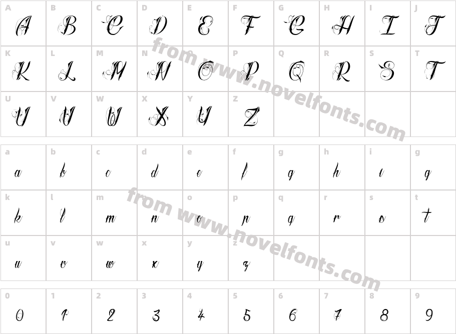 Radical Beat 2Character Map