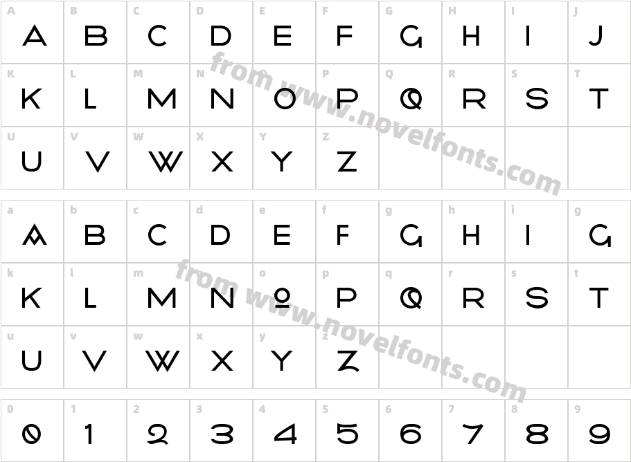 RadiometryCharacter Map