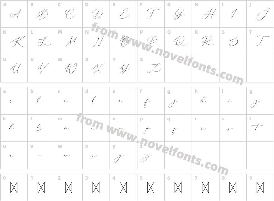 RainbowBeautyDemoRegularCharacter Map