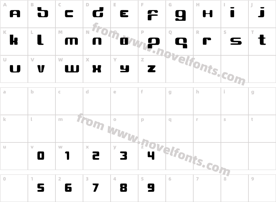 RamedioCharacter Map