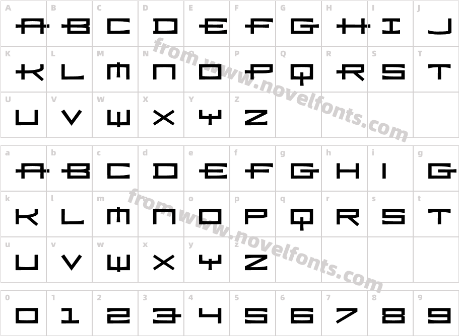 Ramiz-BoldCharacter Map