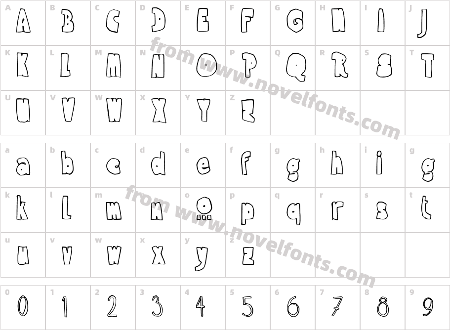 Ramon BoldCharacter Map